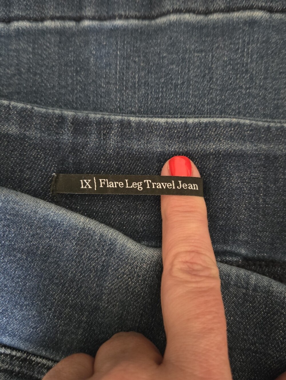 Talbots Flare Leg Travel Jean Women's Pull-On Jeans 1x - Picture 4 of 13